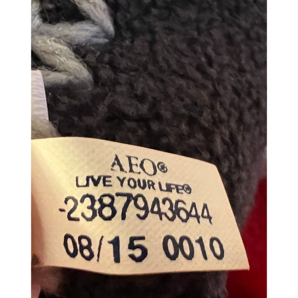 American Eagle Blanket Fleece Logo Red Blue 2015 Throw Blanket 48" x 56" - Picture 4 of 5